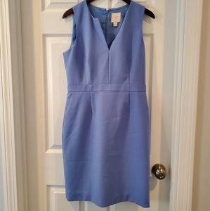JCREW Baby Blue V Neck Dress - sz10